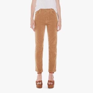 MOTHER tomcat Ankle fray corduroy